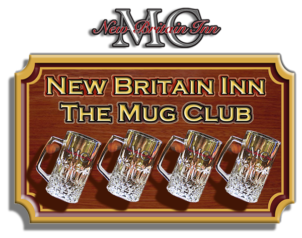 New britain inn mug club sign.
